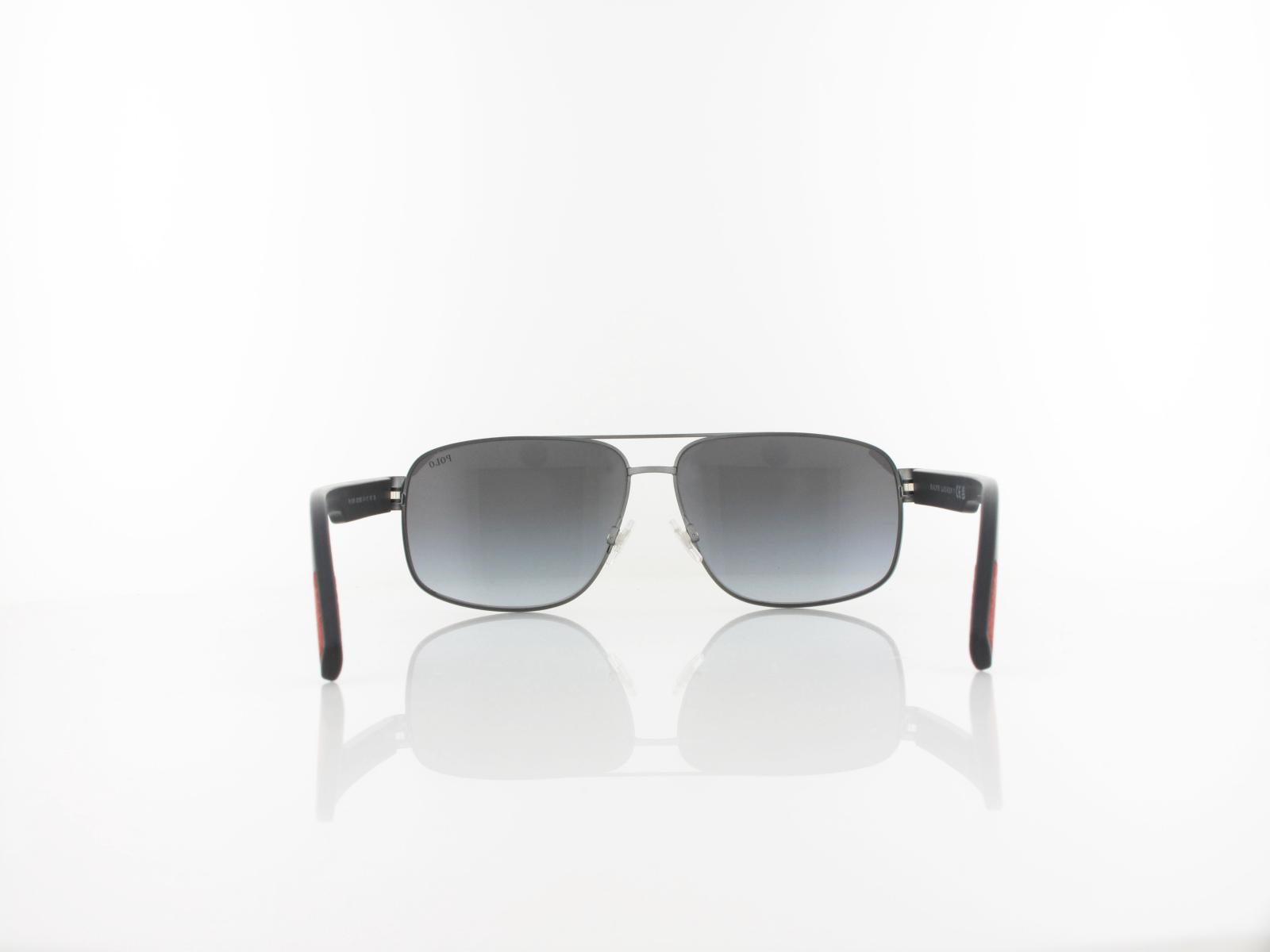 Polo Ralph Lauren | PH3165 92158G 61 | semishiny dark gunmetal / light gradient black