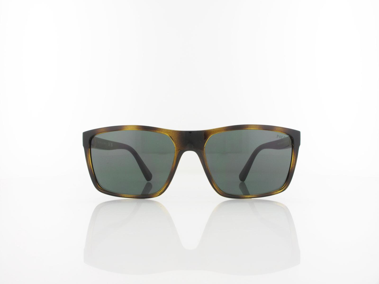 Polo Ralph Lauren | PH4133 500371 59 | shiny transparent dark havana / green