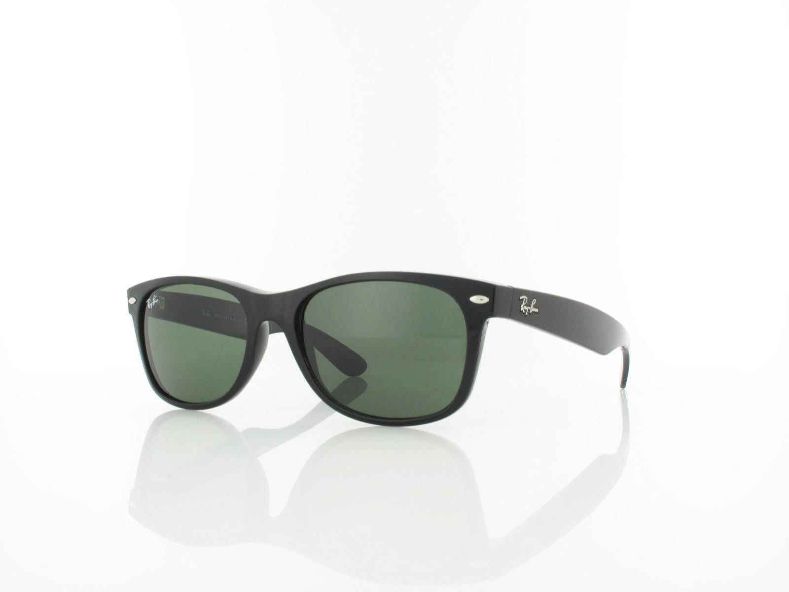 Ray Ban | New Wayfarer RB2132 901L 55 | polished black / green