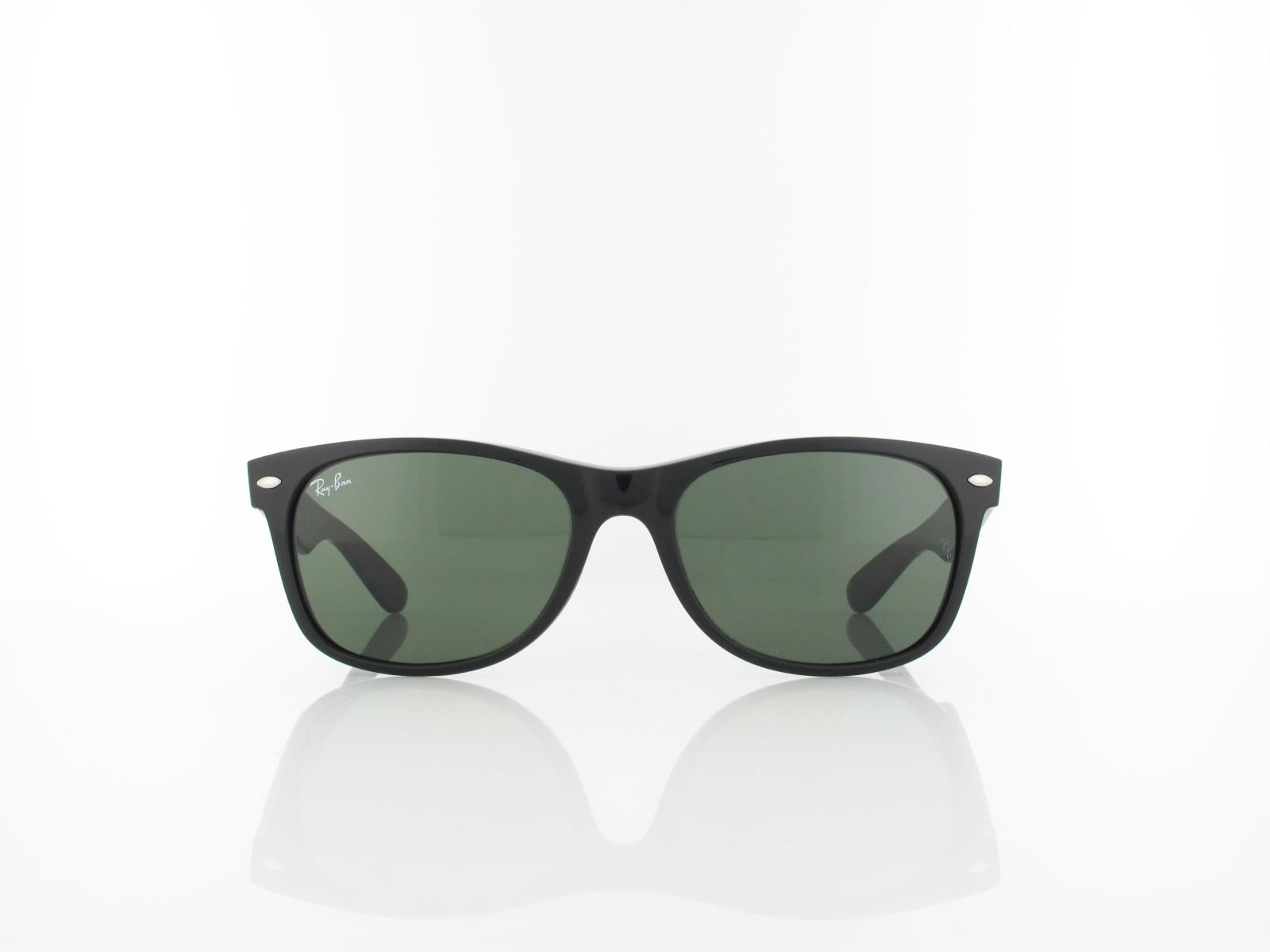 Ray Ban | New Wayfarer RB2132 901L 55 | polished black / green