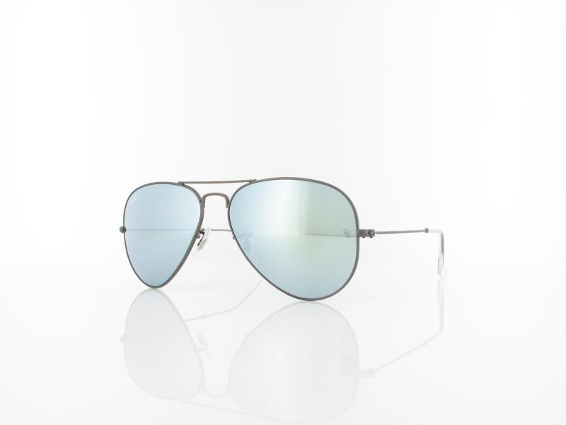 Ray Ban | Aviator Large Metal RB3025 029/30 58 | matte gunmetal / green mirror silver