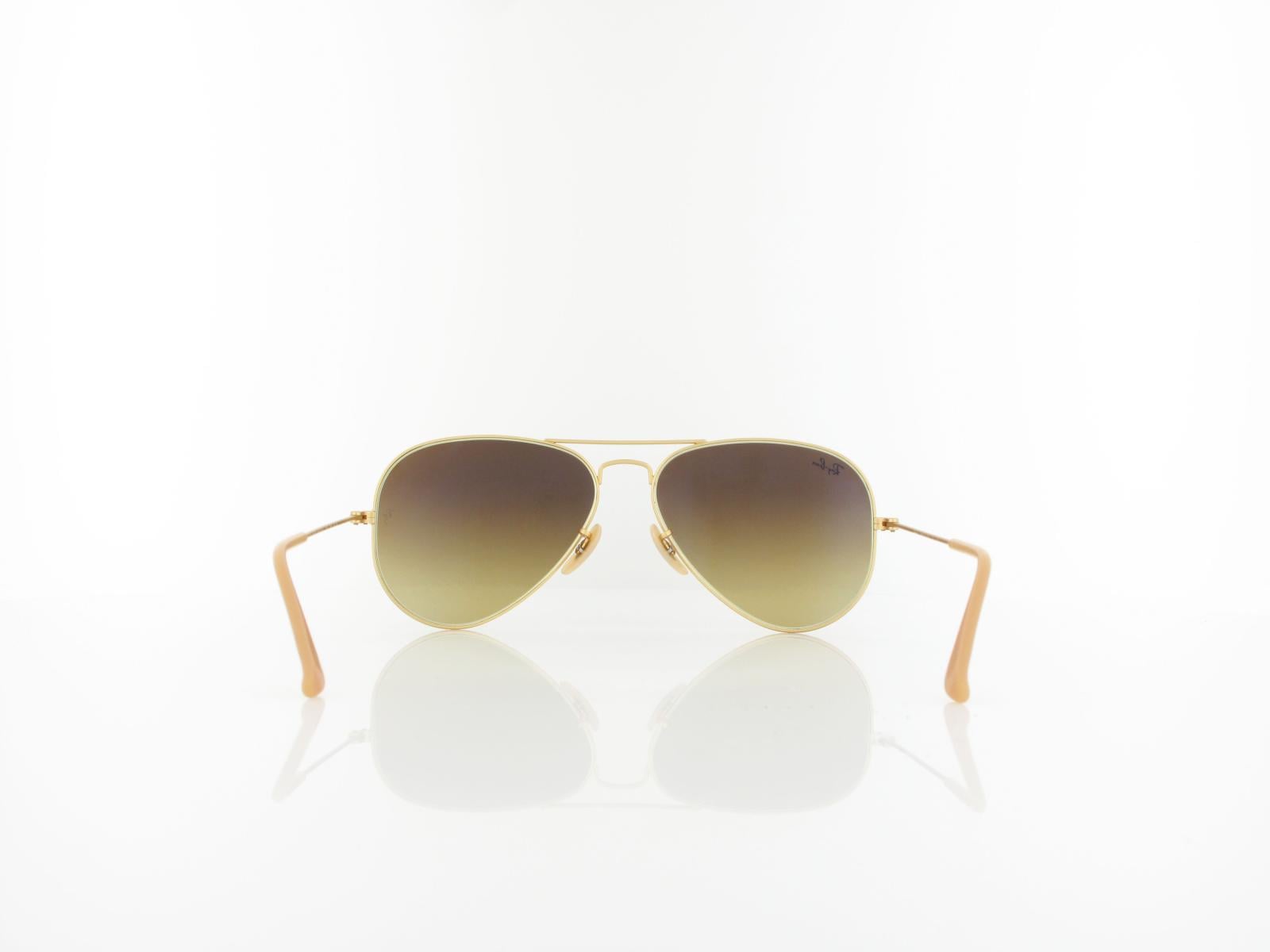 Ray Ban | Aviator Large Metal RB3025 112/85 58 | matte gold / brown gradient