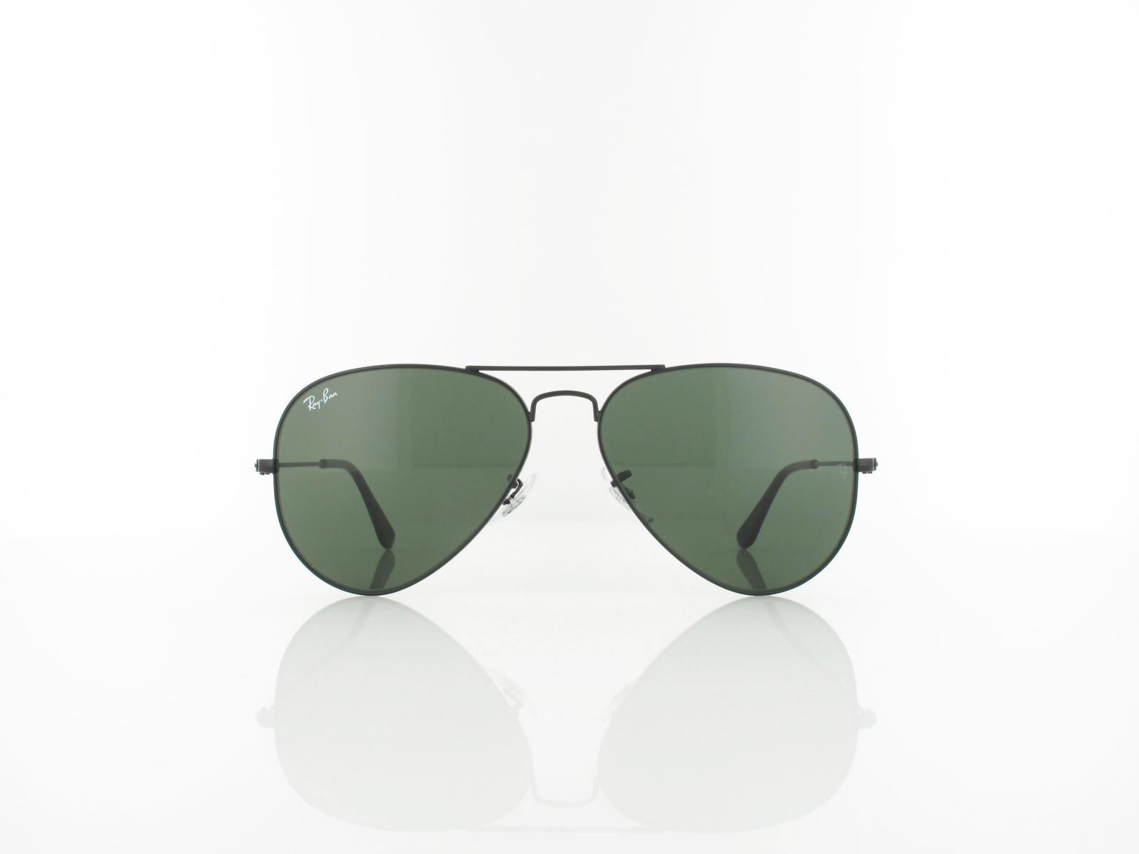 Ray Ban | Aviator Large Metal L2823 58  | black / crystal green