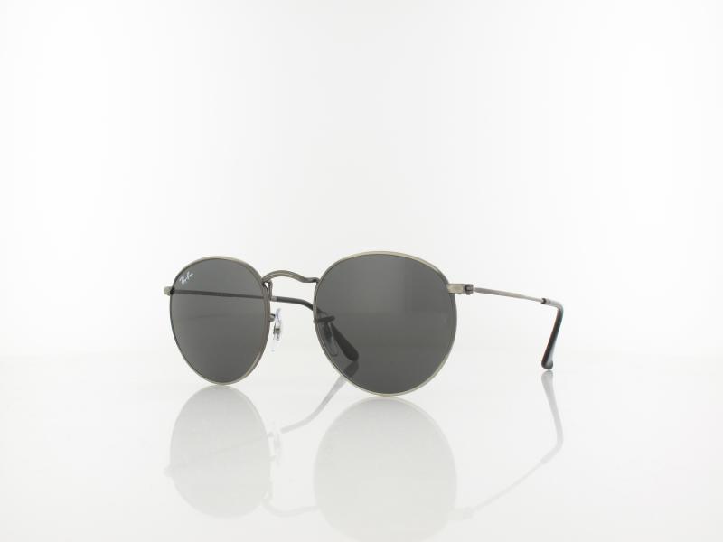 Ray Ban | Round Metal RB3447 9229B1 50 | antique gunmetal / dark grey