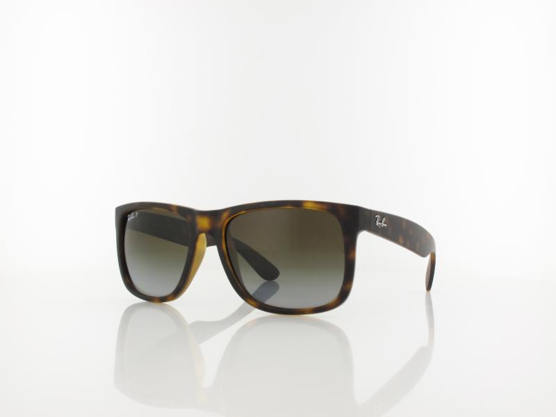 Ray Ban | Justin RB4165 865/T5 55 | rubber havana / grey gradient brown polarized