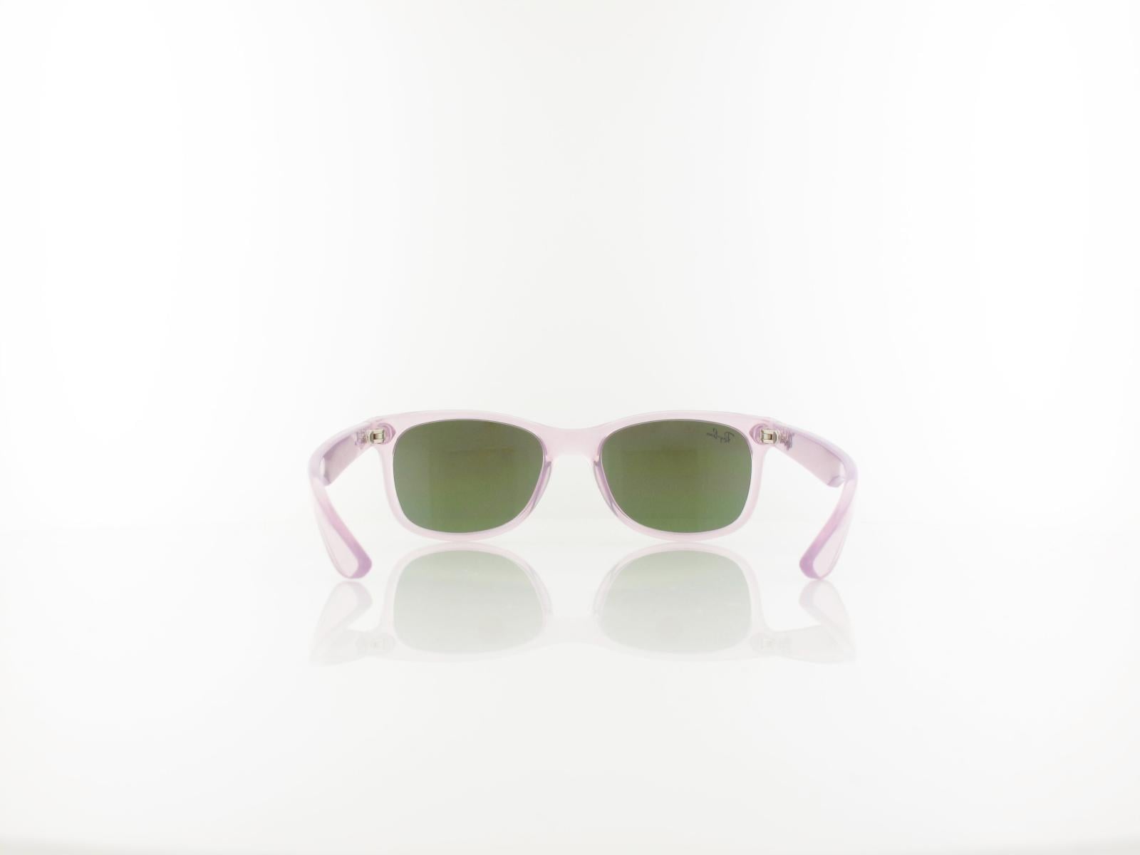 Ray Ban | New Wayfarer KIDS RJ9052S 7147B1 47 | opal violett / green - mirror blue violet