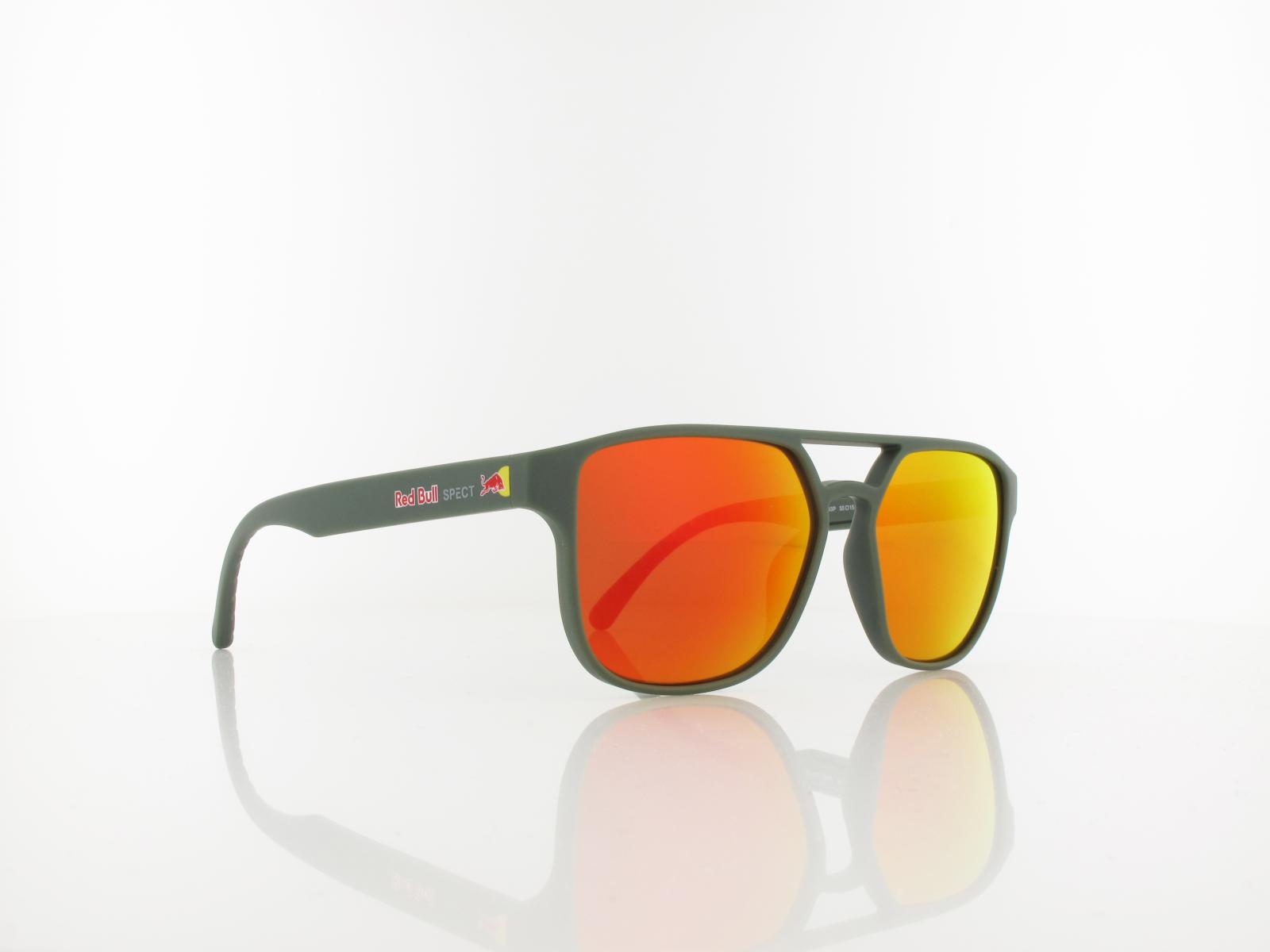 Red Bull SPECT | ELROY 003P 55 | olive green / brown with red mirror polarized