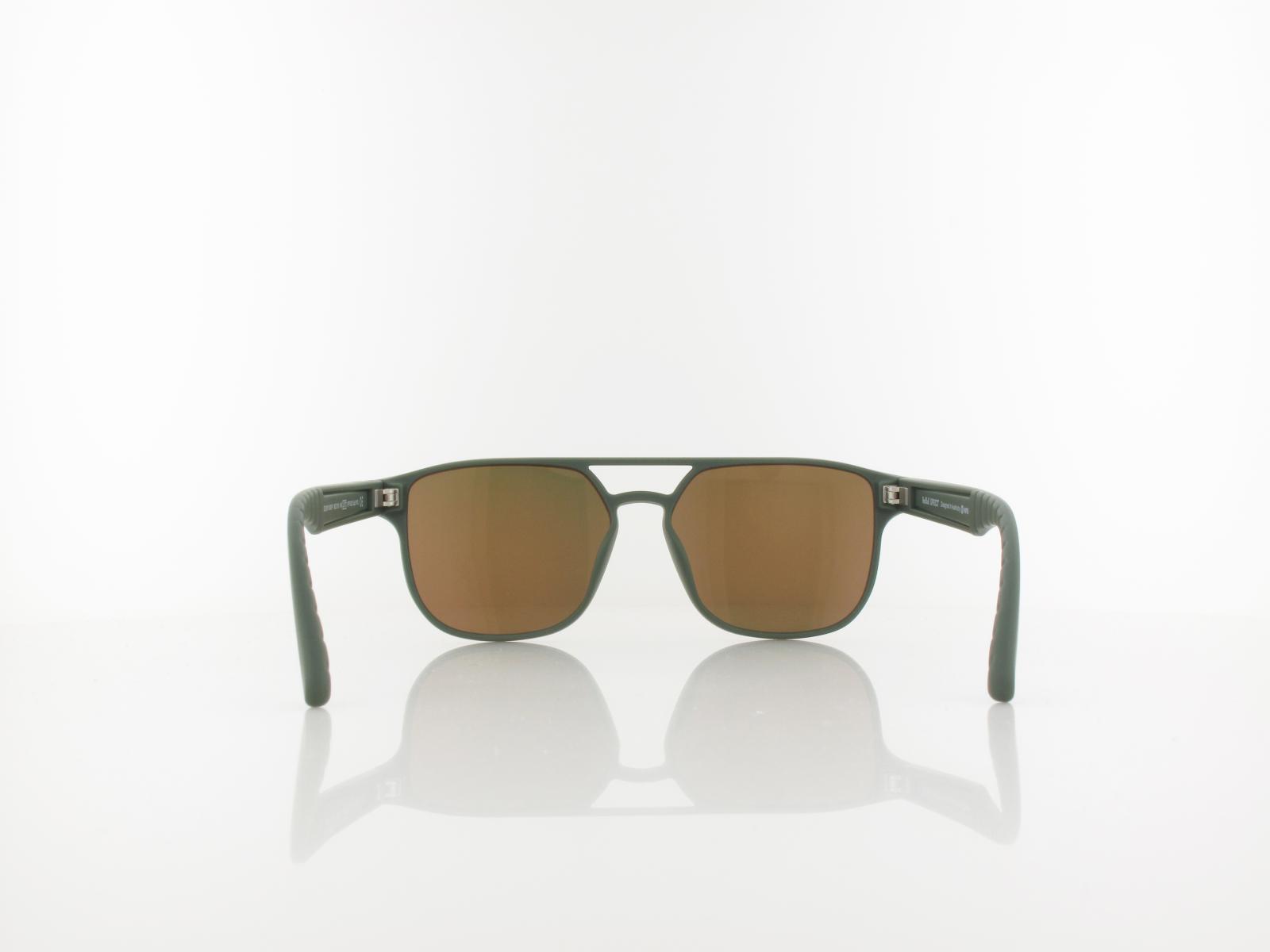 Red Bull SPECT | ELROY 003P 55 | olive green / brown with red mirror polarized