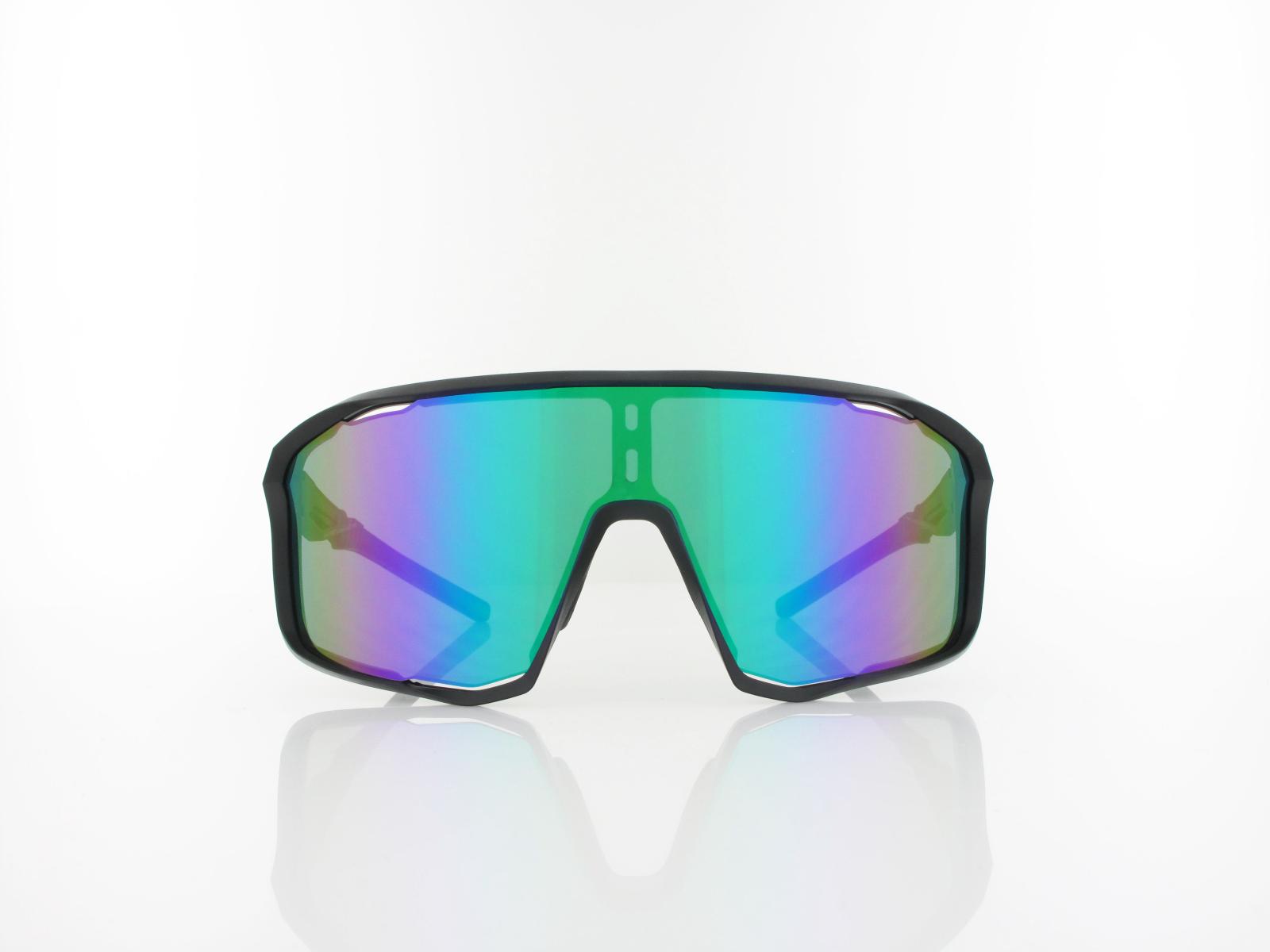 Red Bull SPECT | RUMBLE 004 135 | black / smoke with green mirror