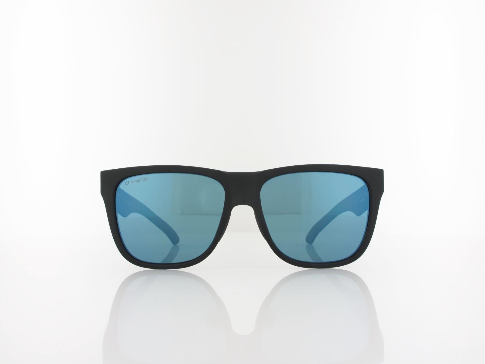 Smith | Lowdown 2 003/QG 55 | matte black / chromapop polarized blue mirror