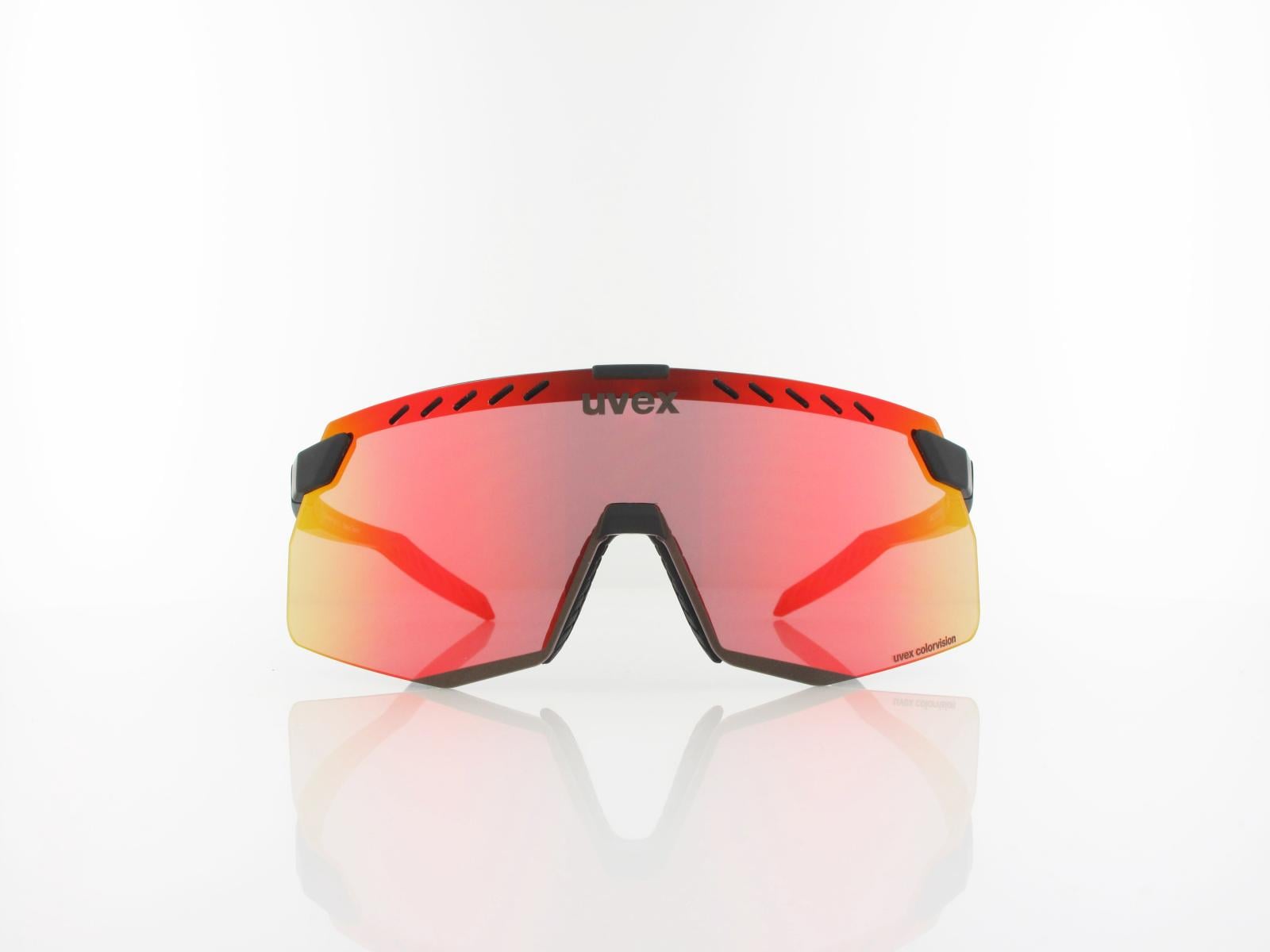 UVEX | pace stage S CV S533073 2287 140 | black matt / colorvision mirror red