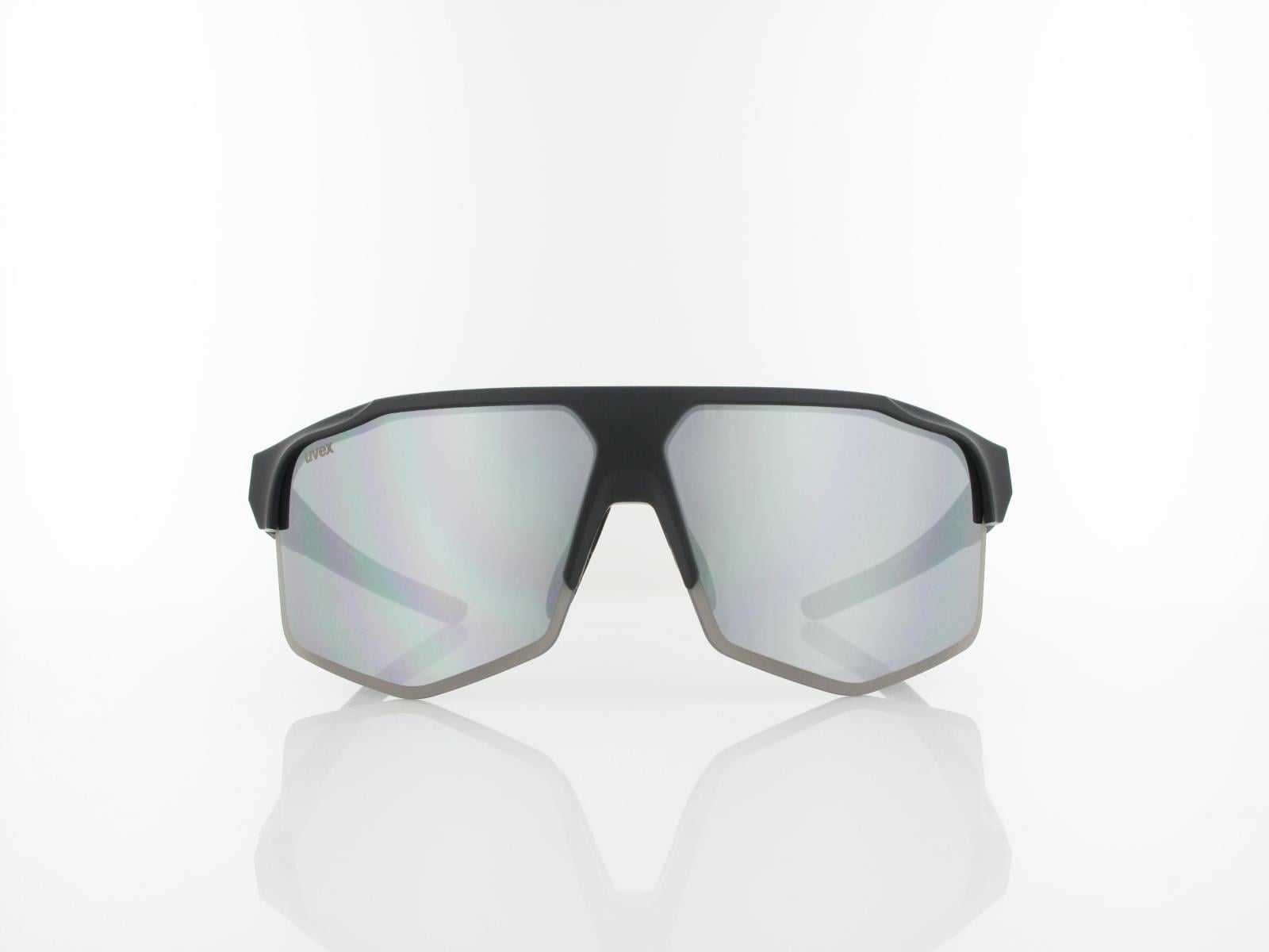 UVEX | axos set S533081 2216 70 | black matt / mirror silver - clear