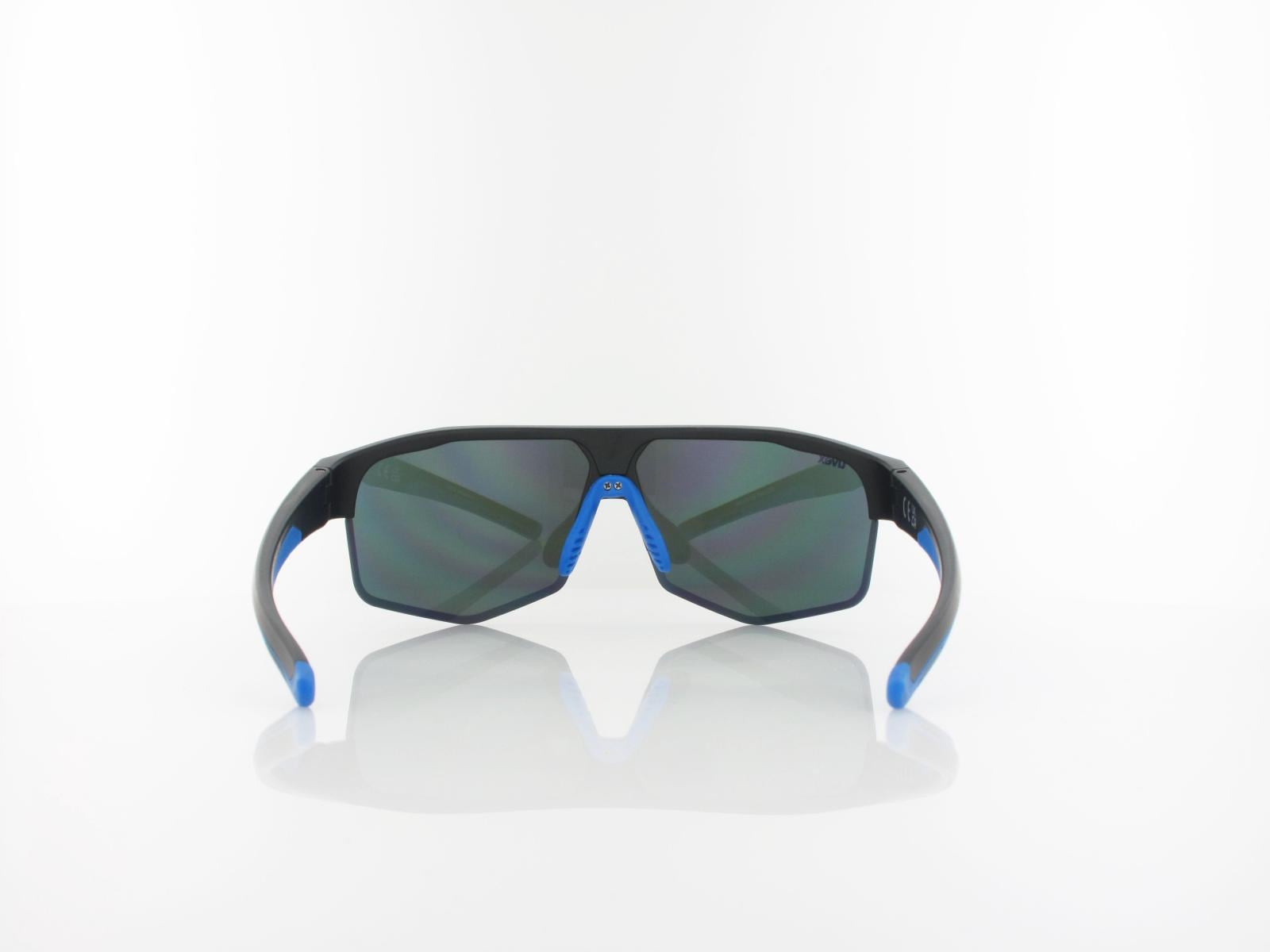 UVEX | axos set S533081 2416 70 | black matt / mirror blue - clear