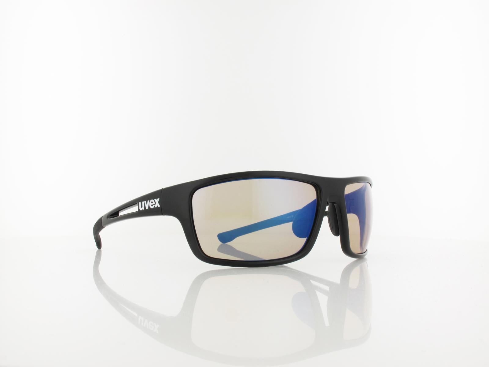 UVEX | RXd 4001 CV 9043 1100 65 | black shiny / colorvision variomatic litemirror blue