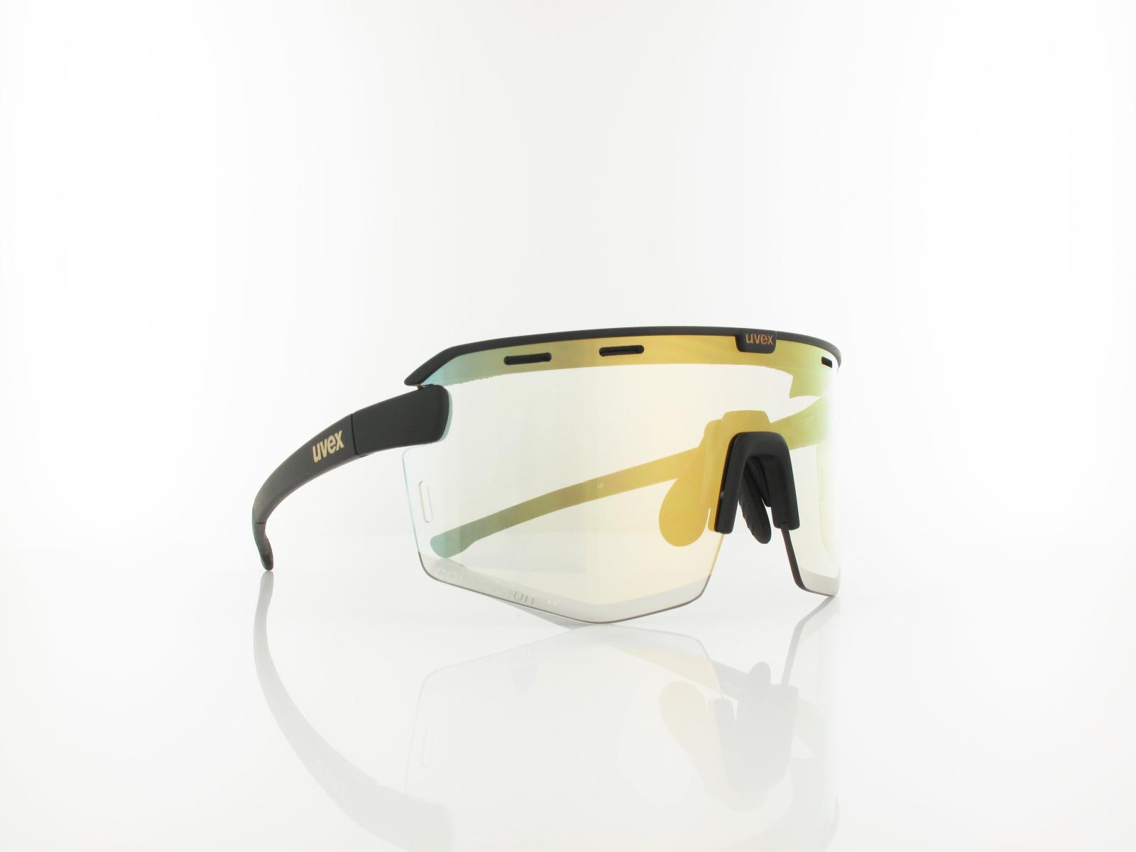 UVEX | RXs 4304 V 1200 160 | schwarz matt / variomatic colorvision nature goldspiegel