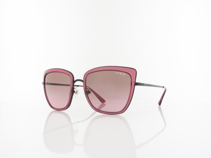 Vogue eyewear | VO4223S 352/14 54 | black transparent cherry / pink gradient brown