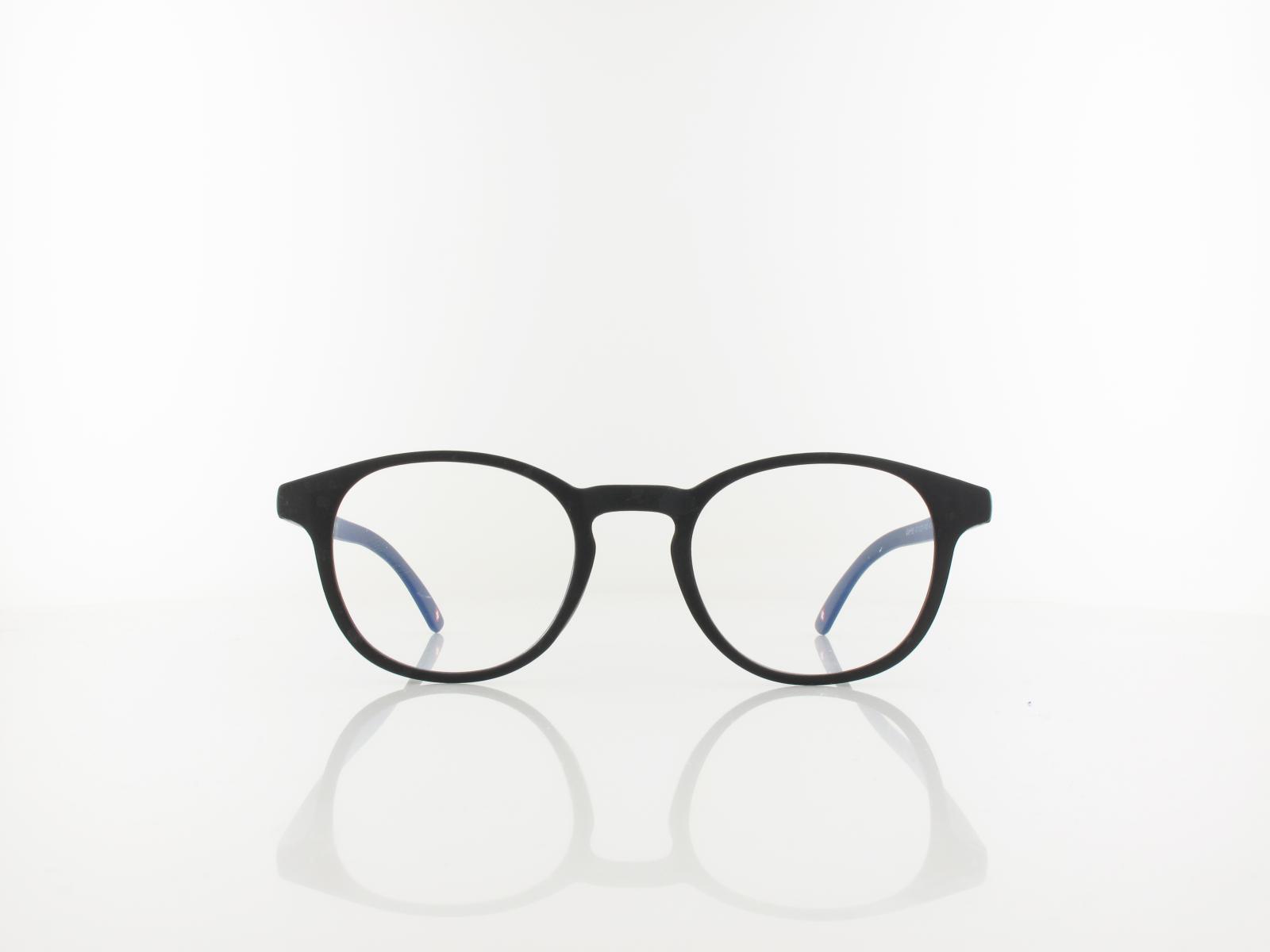 Brilando | BLF52 BLUE-UV Fertiglesebrille | matt black | +3,50