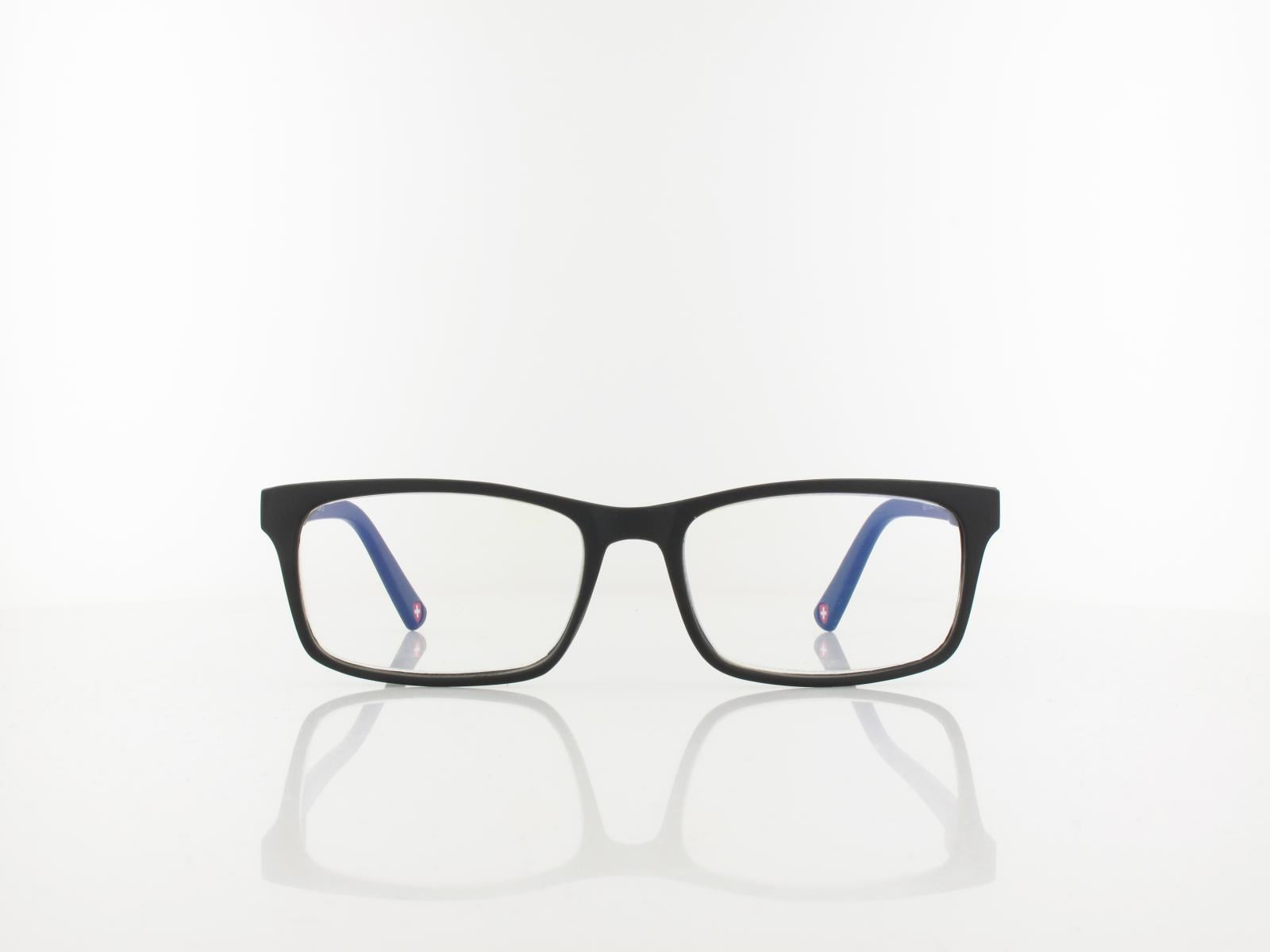 Brilando | HBLF73 BLUE-UV Fertiglesebrille | black | +1,50