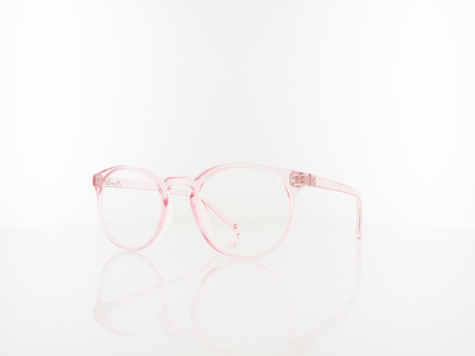 Brilando | HMR55B Fertiglesebrille | clear pink | +3,50