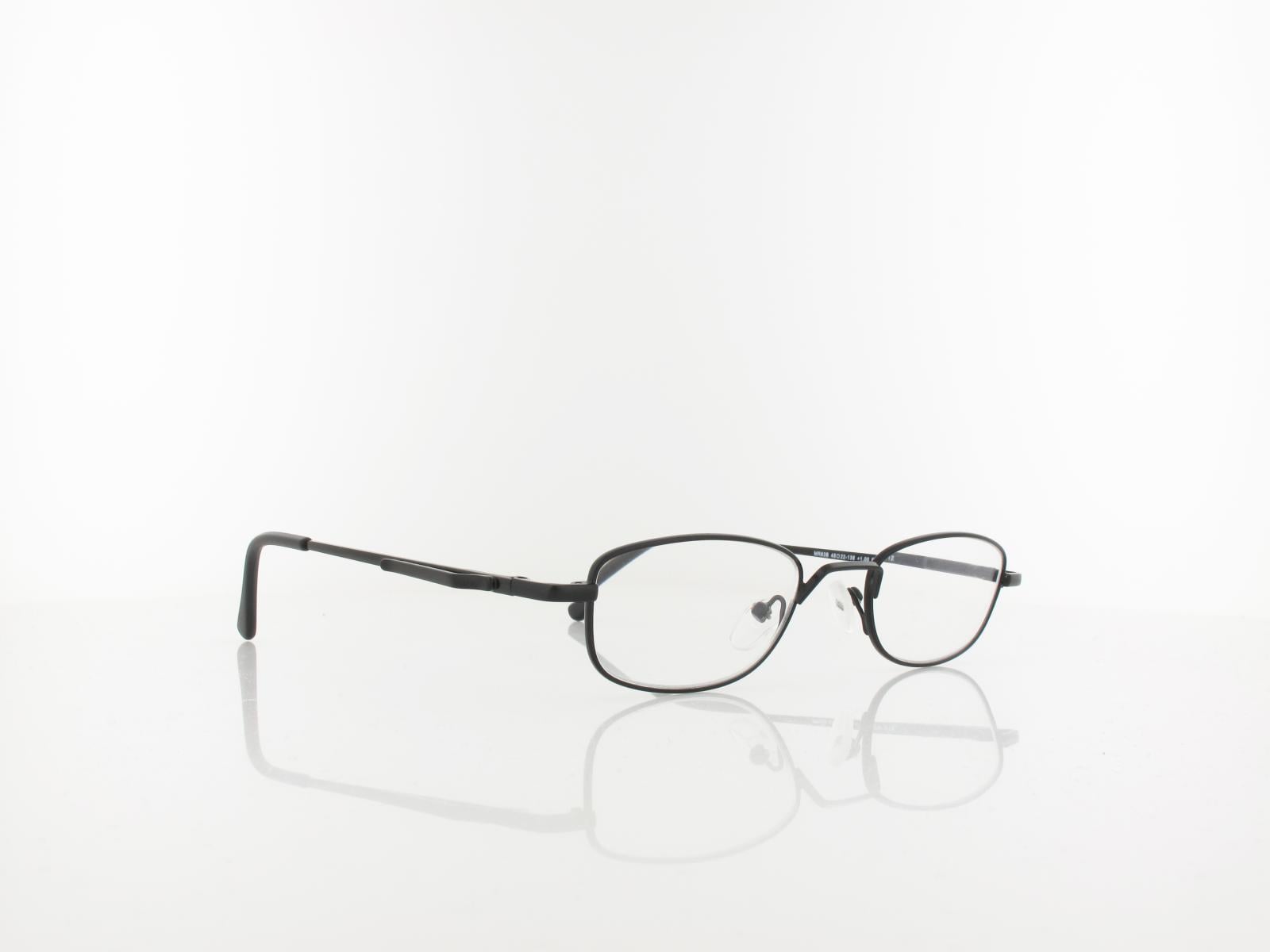 Brilando | HMR63B Fertiglesebrille | matt black | +3,50