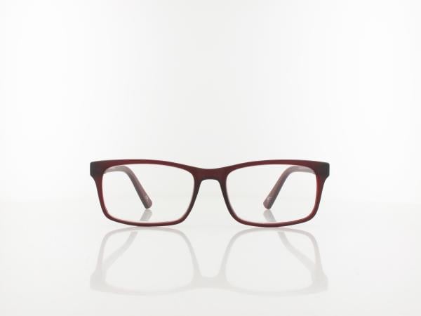 Brilando | HMR73C Fertiglesebrille | dark red | +2,00