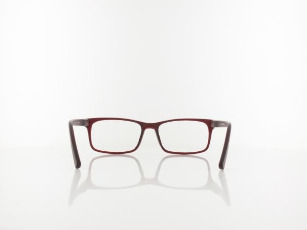 Brilando | HMR73C Fertiglesebrille | dark red | +2,00