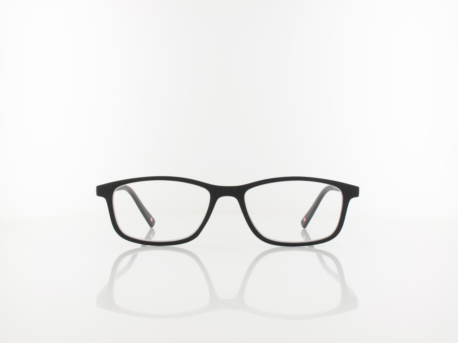 Brilando | MR51 Fertiglesebrille | matt black | +1,00