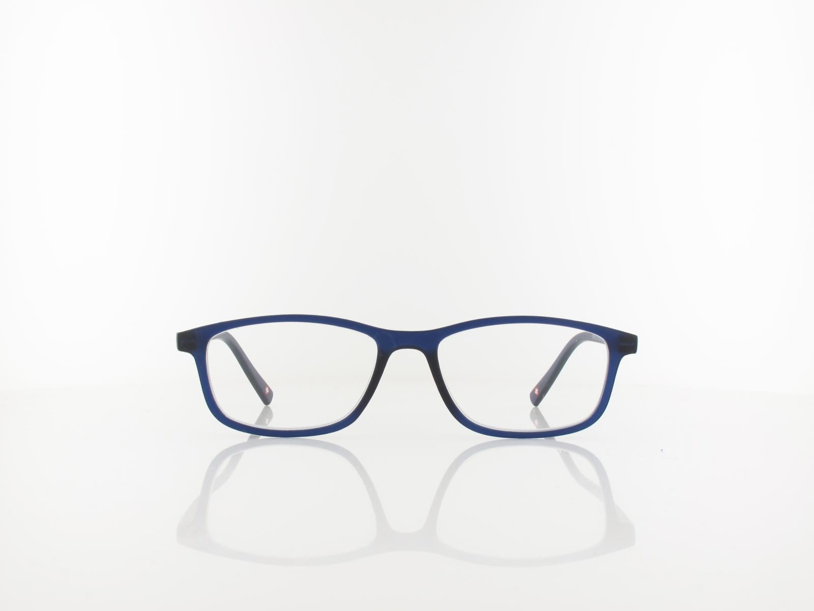 Brilando | MR51A Fertiglesebrille | matt blue | +3,50