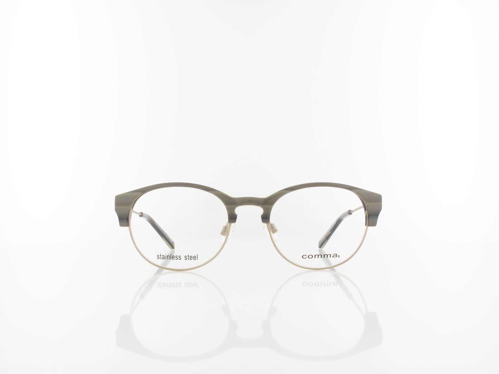 Comma | 70026 60 50 | striped brown grey light gold