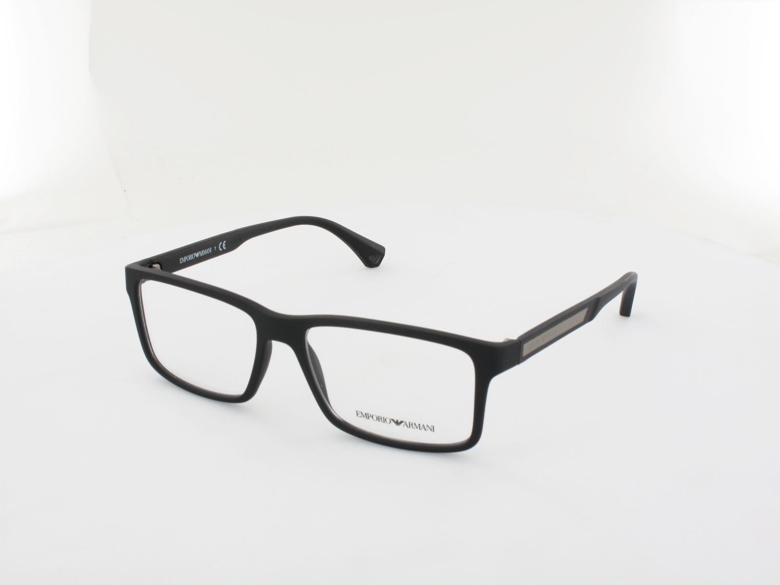 Emporio Armani | EA3038 5063 56 | black rubber