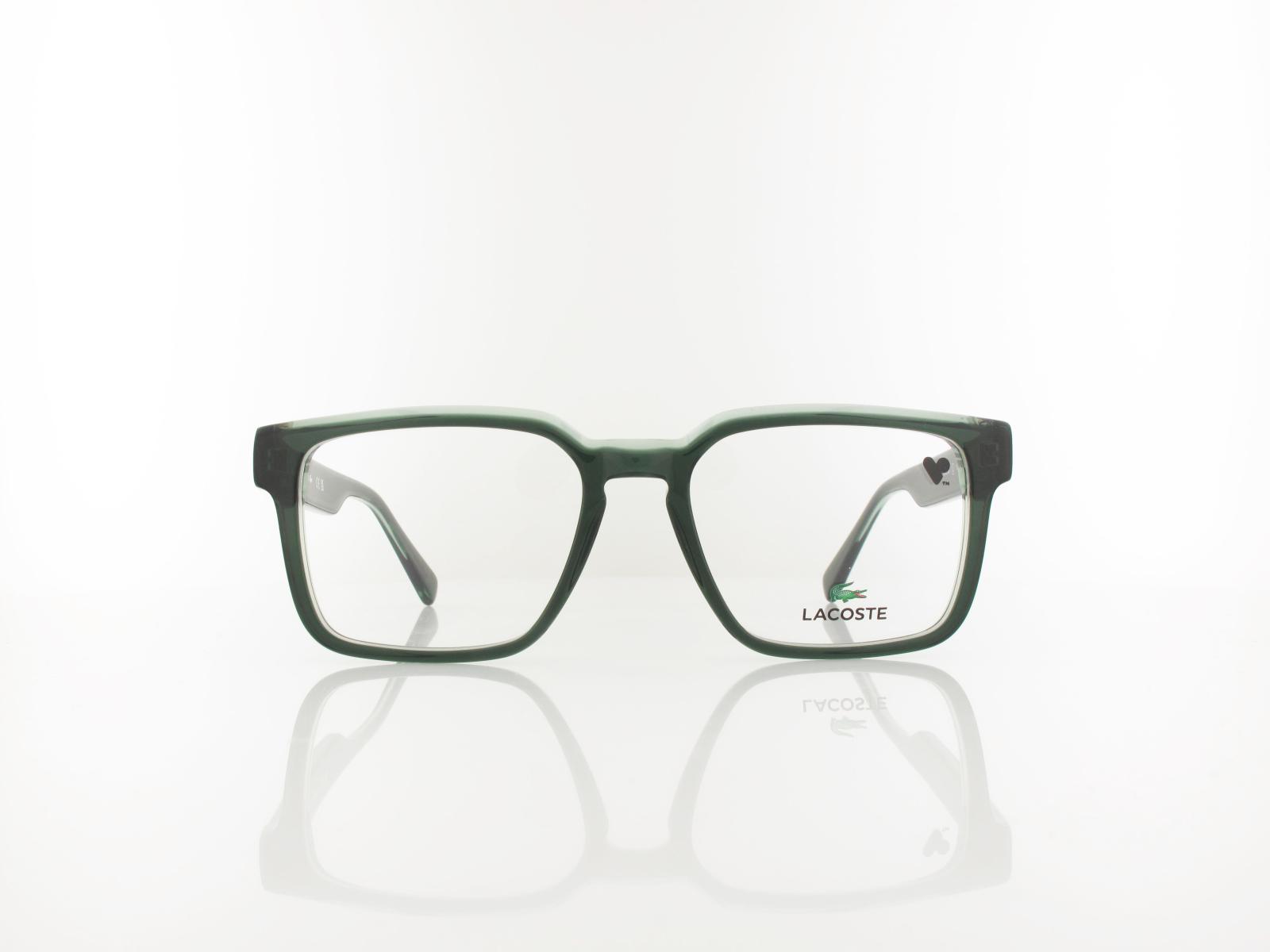 Lacoste | L4003 318 54 | transparent dark green
