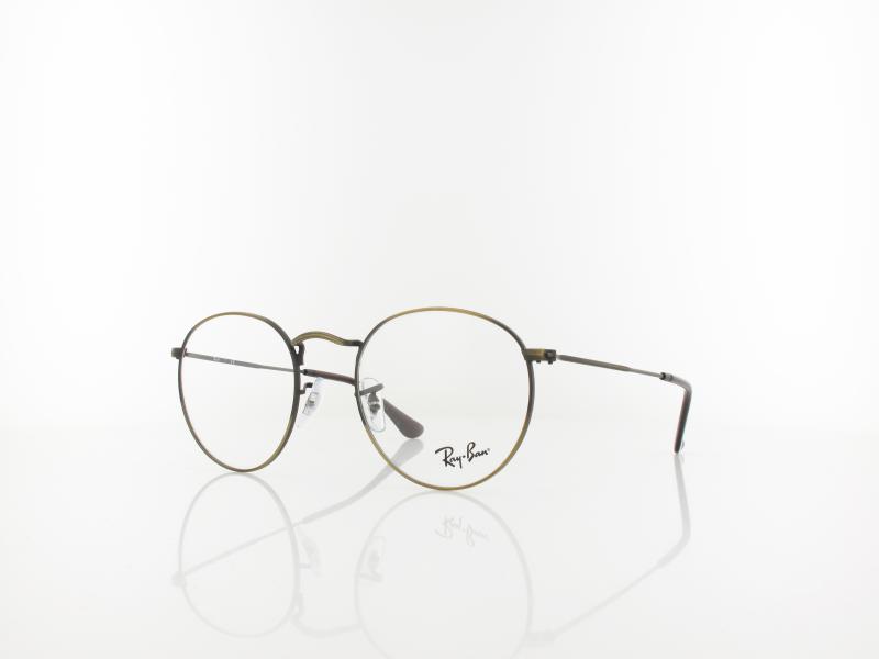 Ray Ban | Round Metal RX3447V 3117 50 | antique gold