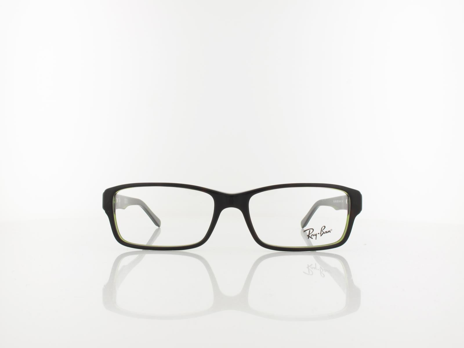 Ray Ban | RX5169 2383 54 | top havana on green transparent