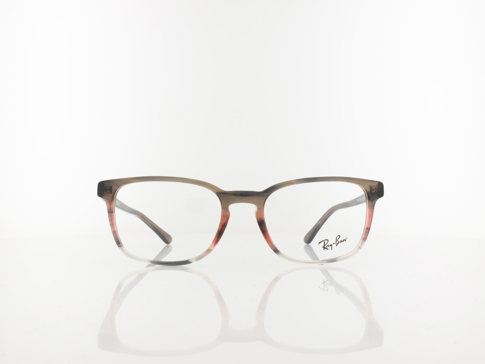 Ray Ban | RX5418 8251 54 | striped brown gradient red