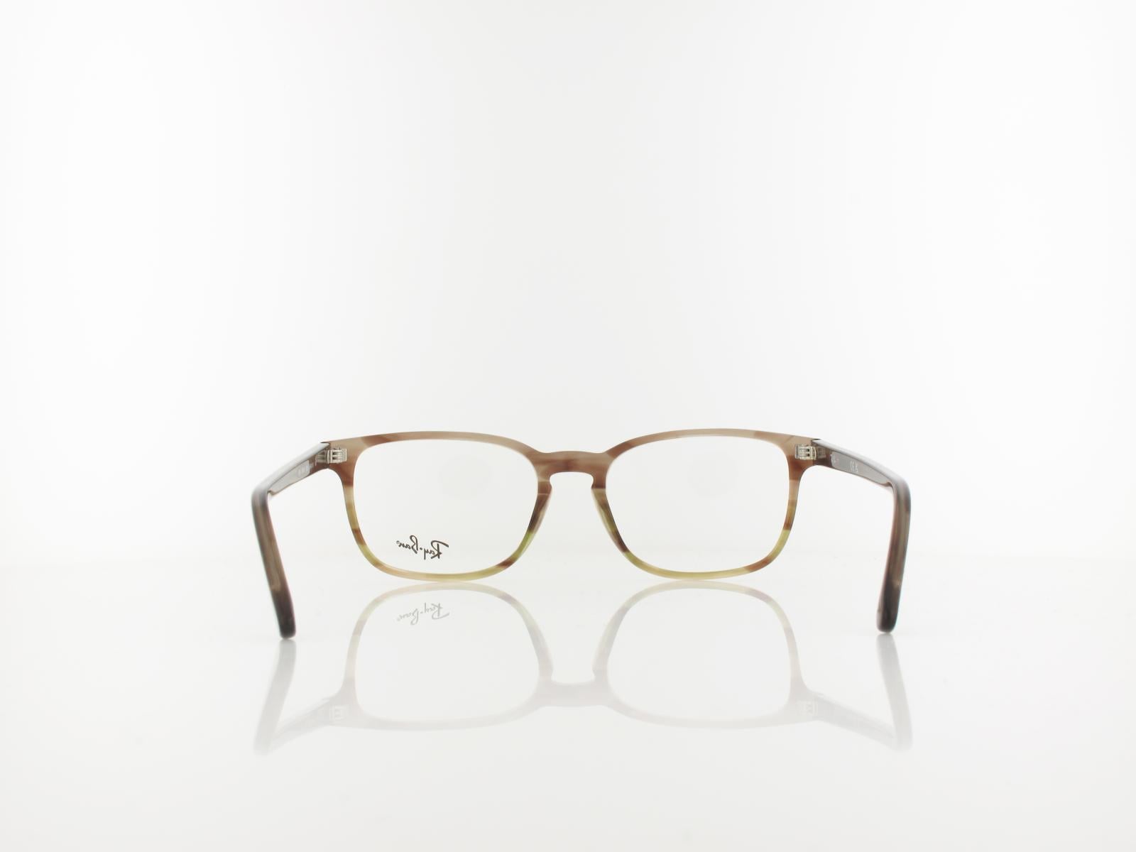 Ray Ban | RX5418 8255 54 | striped brown gradient green
