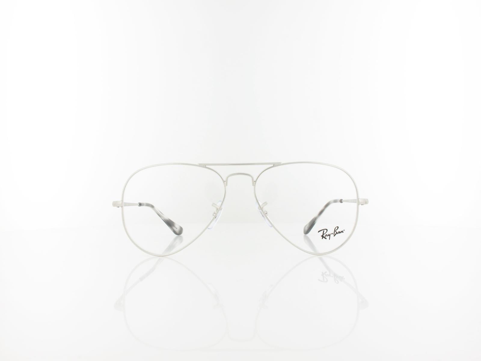 Ray Ban | Aviator RX6489 2501 55 | silver