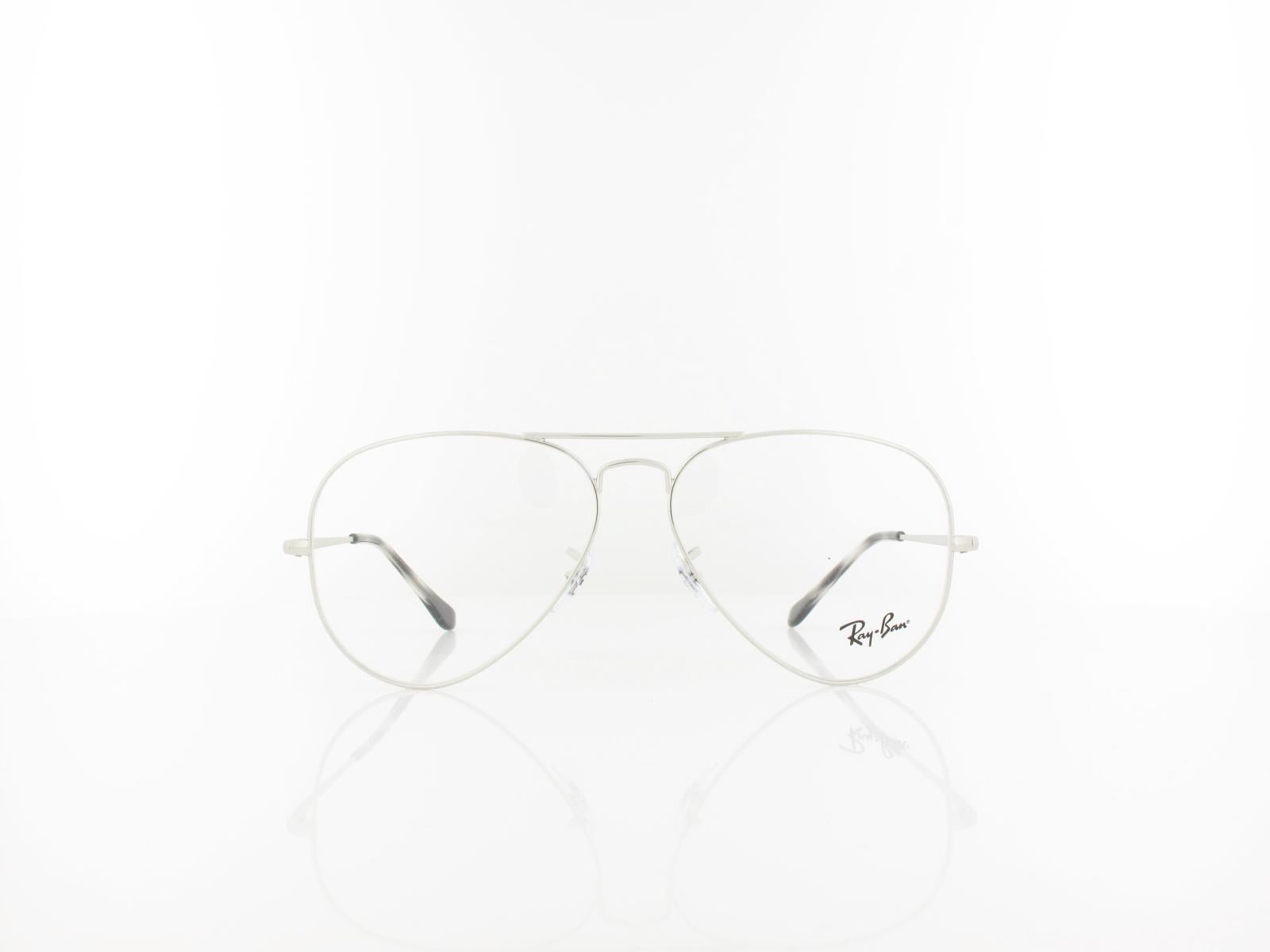 Ray Ban | Aviator RX6489 2501 58 | silver