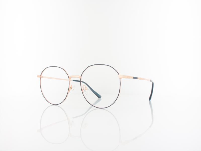 Brilando | 903 C 52 | rosegold samtig blau