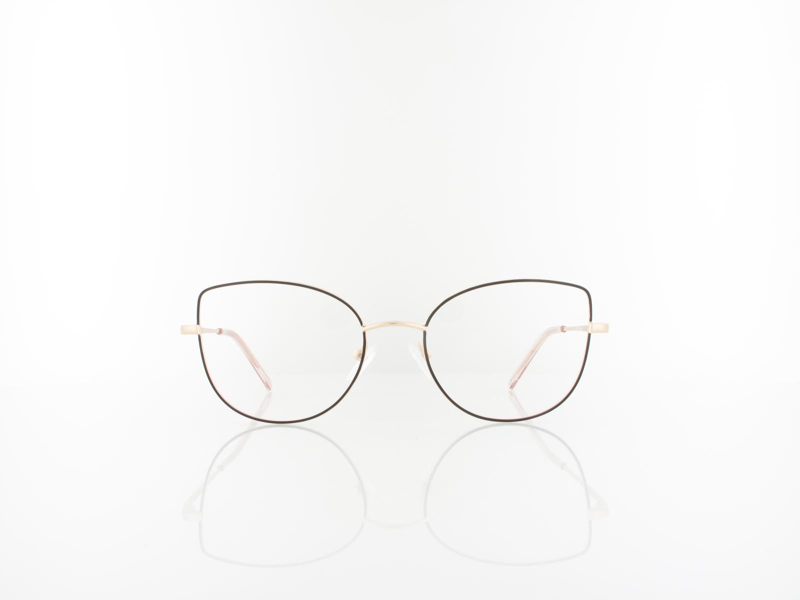 Brilando | L119 A 53 | gl&auml;nzend rosegold matt schwarz