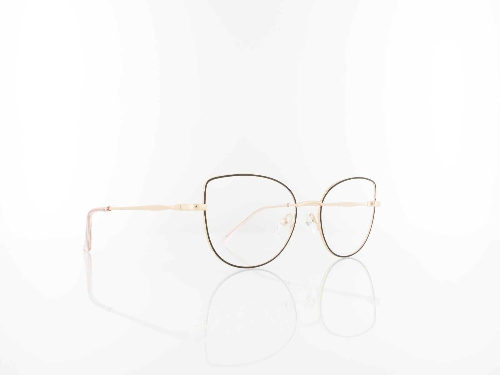 Brilando | L119 A 53 | gl&auml;nzend rosegold matt schwarz