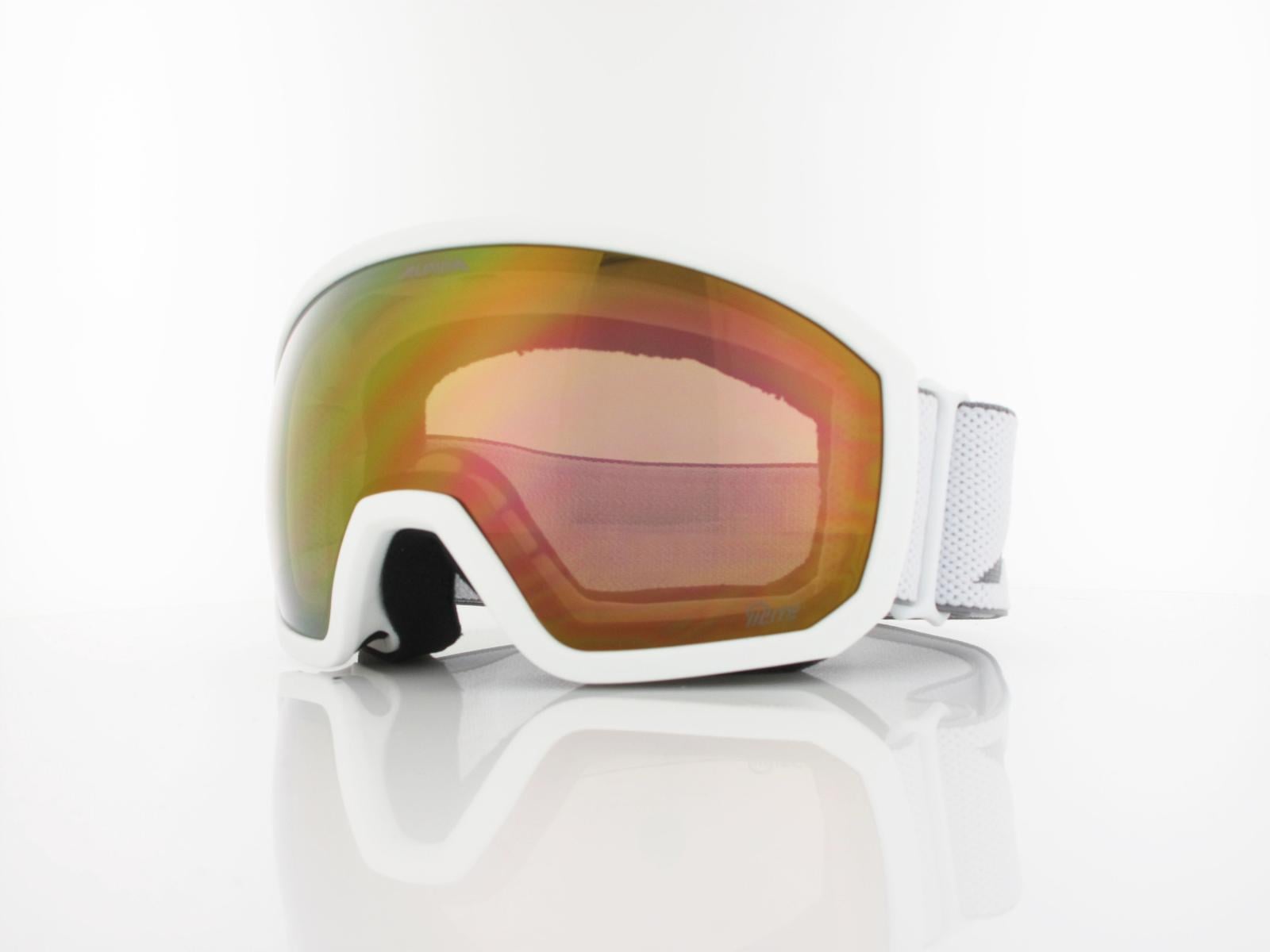 ALPINA | SCARABEO JR. Q-LITE A7315 811 | white matt / Q-LITE mirror red
