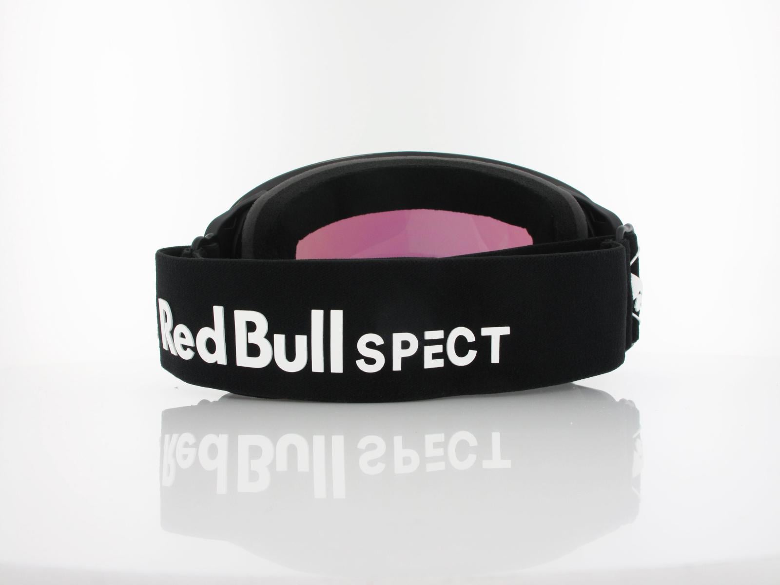 Red Bull SPECT | JON 03GR2 | matt black black strap white logo / smoke green mirror - light pink