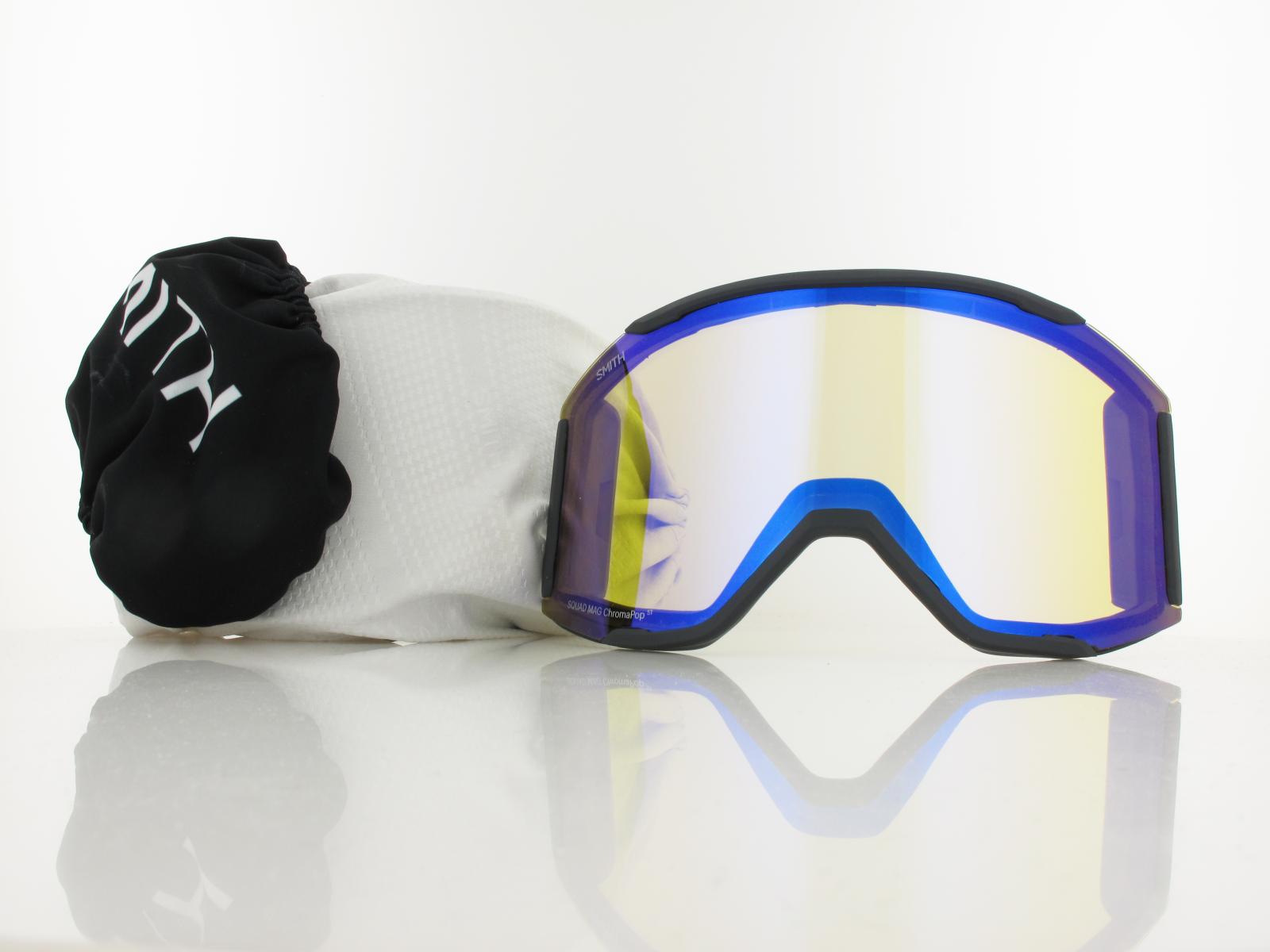 Smith | Squad Mag M00756 0JX994K | black / chromapop sun blue mirror - chromapop storm blue sensor m