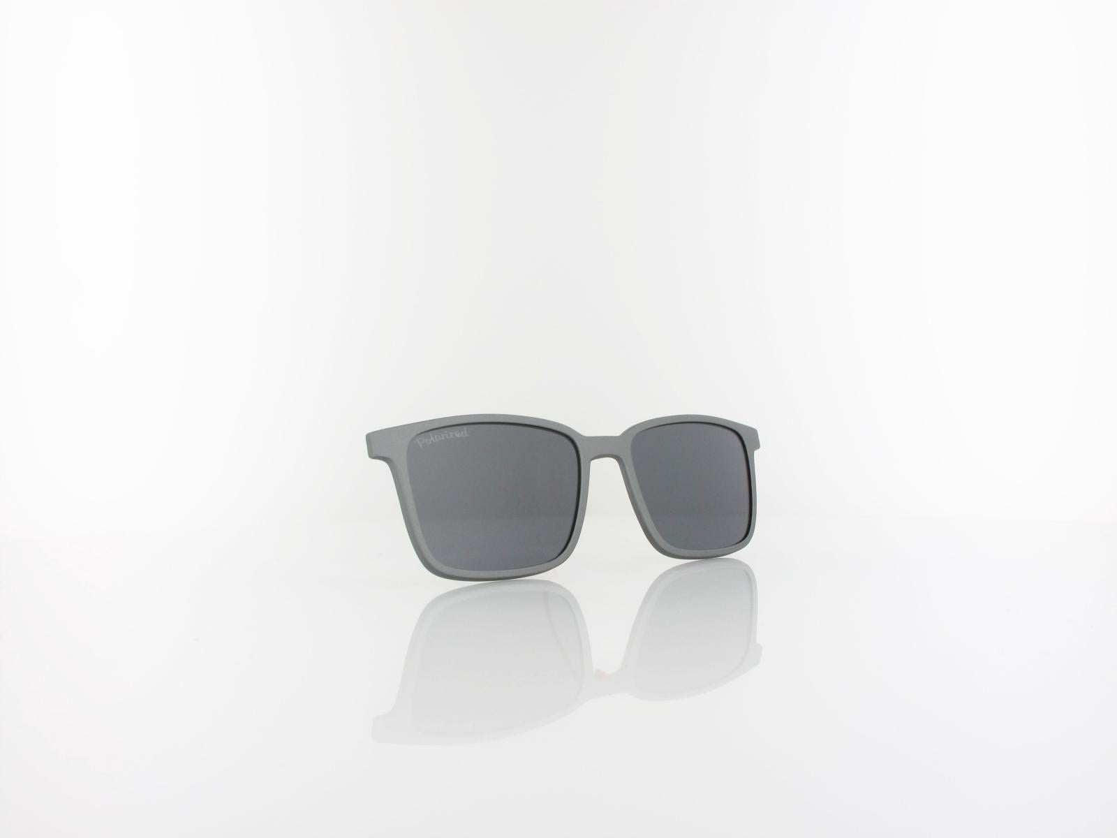 Brilando | CLIP M-TRC298B-1 | matt grey / smoke polarized