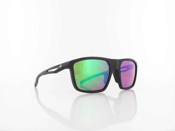 Adidas Sport | SP0111 02Q 57 | matte black / green mirror