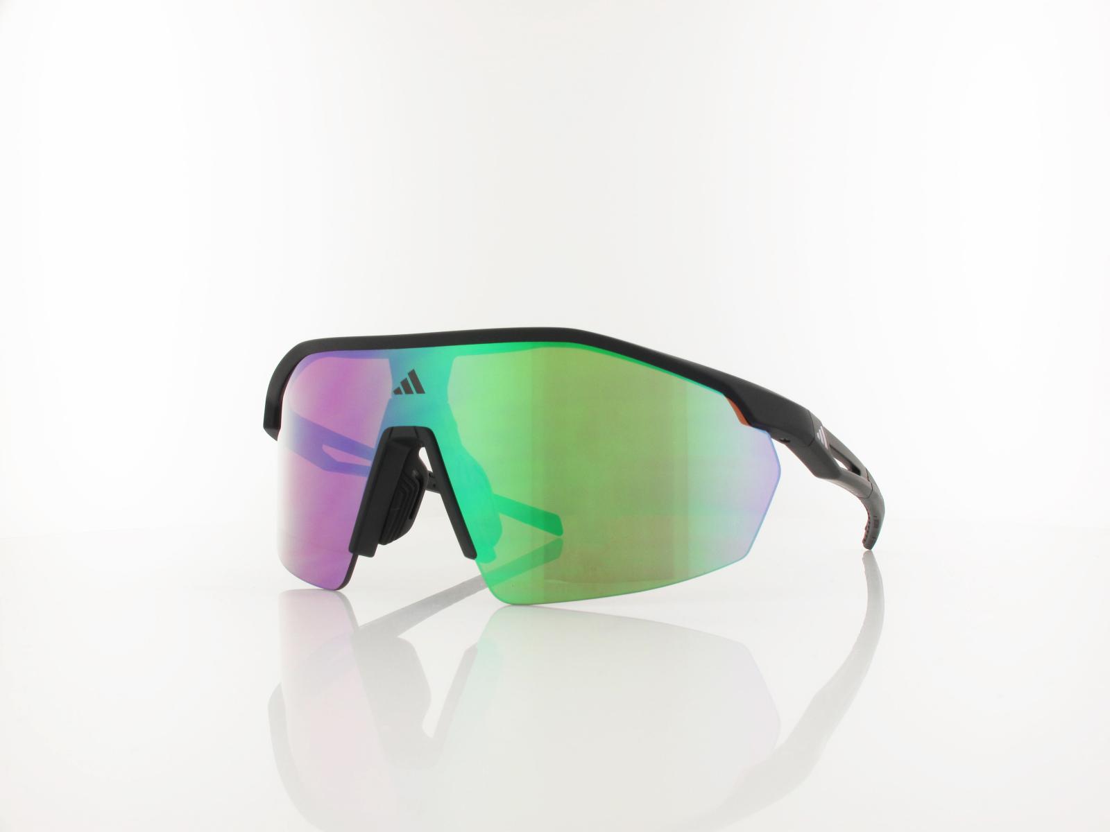 Adidas Sport | ANEMOS LIGHT SP0115 02Q 144 | matte black / green mirror
