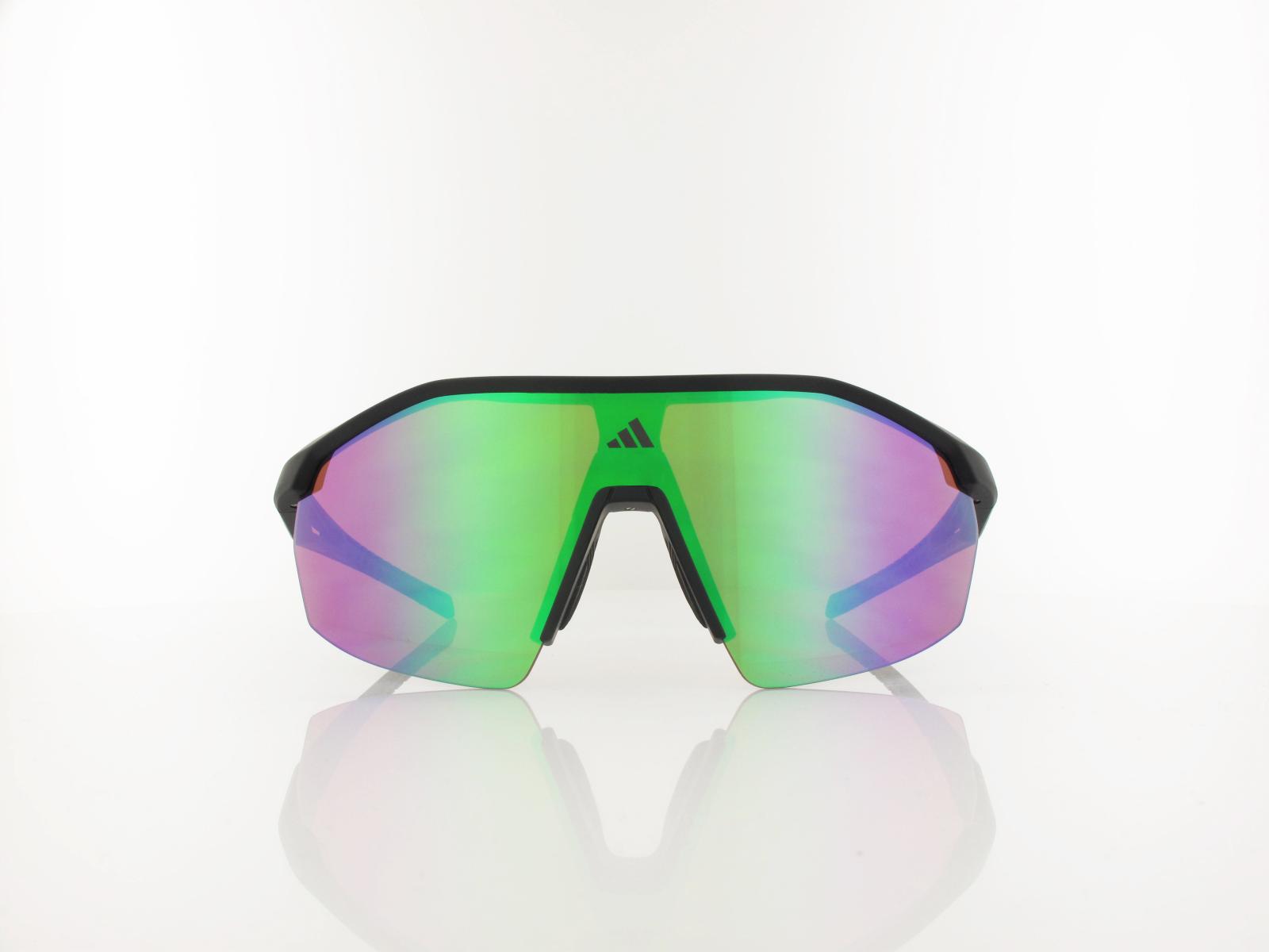 Adidas Sport | ANEMOS LIGHT SP0115 02Q 144 | matte black / green mirror