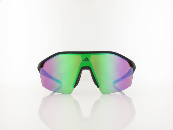 Adidas Sport | ANEMOS LIGHT SP0115 02Q 144 | matte black / green mirror