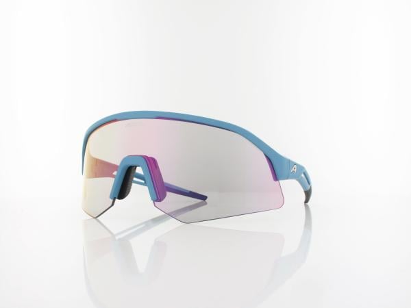 ALPINA | SONIC HR QV A8732 522 150 | smoke blue matt / qv rainbow mirror