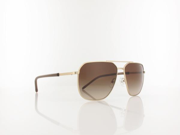 Armani Exchange | AX2057S 612113 59 | matte pale gold / brown gradient